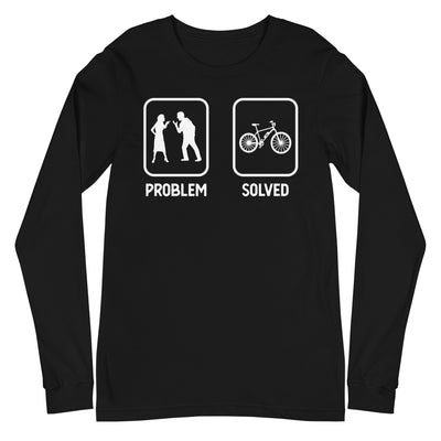 Problem Solved - E-Bike - Longsleeve (Unisex) e-bike xxx yyy zzz Black
