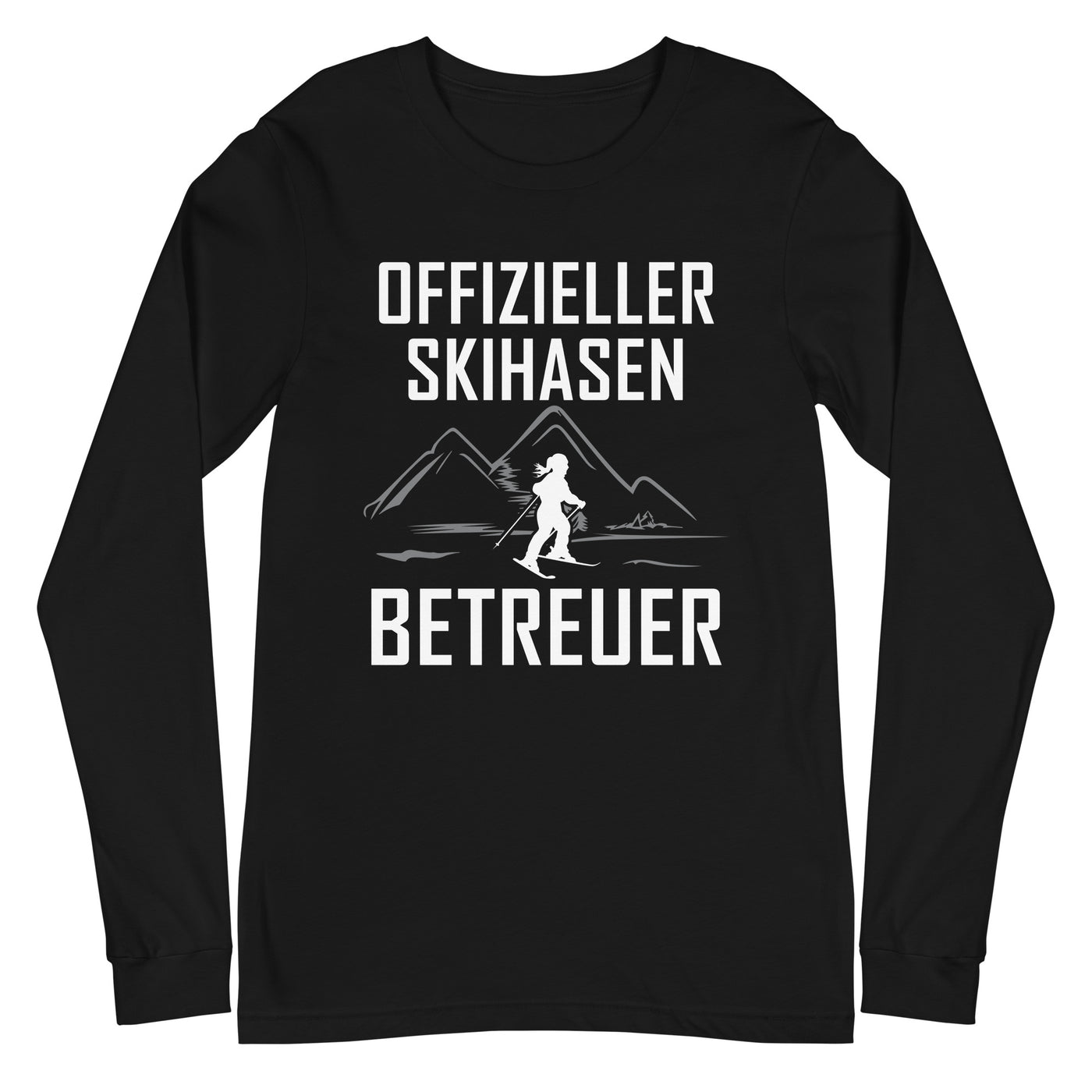 Skihasen Betreuer - Longsleeve (Unisex) klettern ski xxx yyy zzz Black