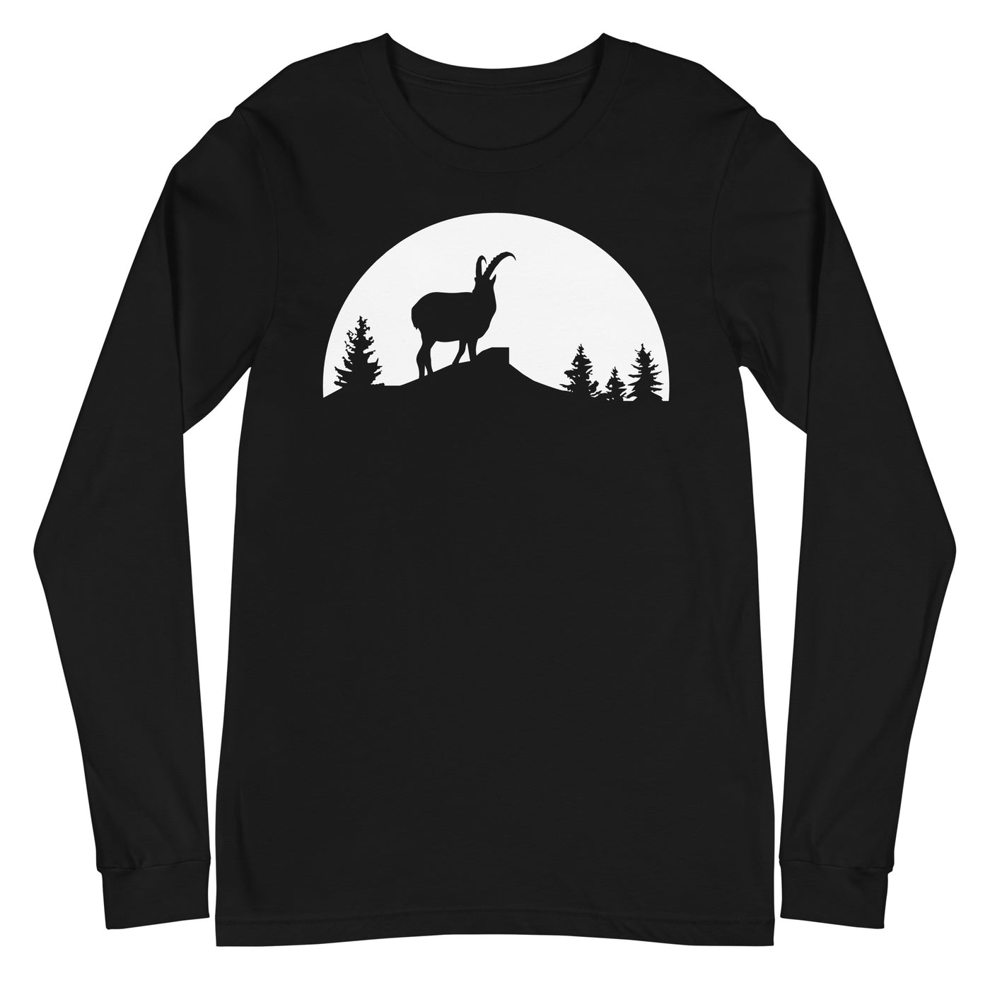 Sonne_-_Goat_-_(B) - Unisex Long Sleeve Tee | Bella + Canvas 3501 xxx yyy zzz Black