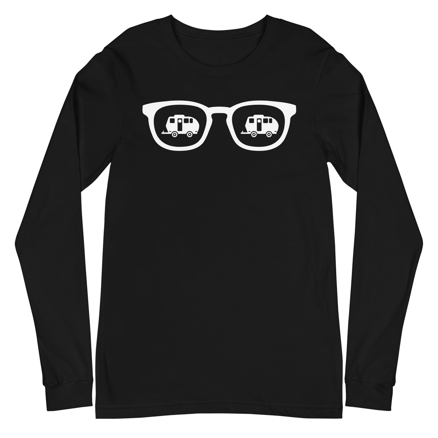 Sonnenbrille und Camping 2 - Longsleeve (Unisex) camping xxx yyy zzz Black