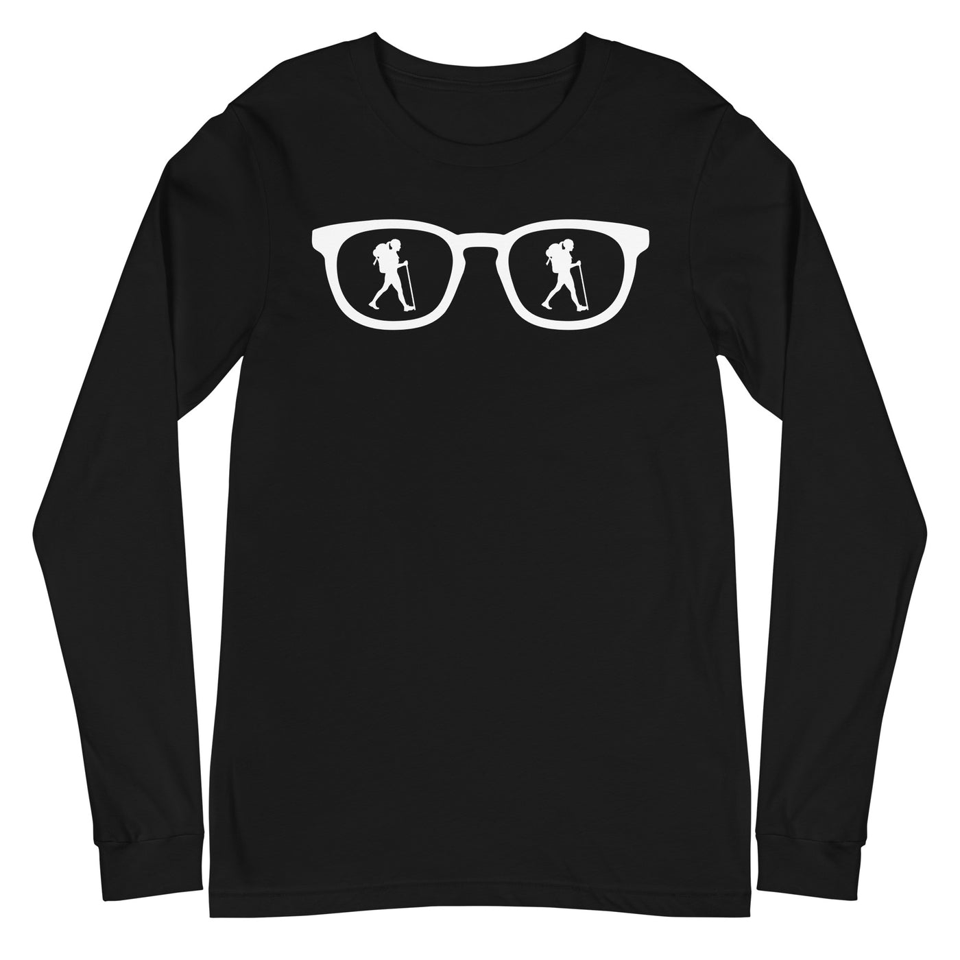 Sonnenbrille und Wandern 1 - Longsleeve (Unisex) wandern xxx yyy zzz Black