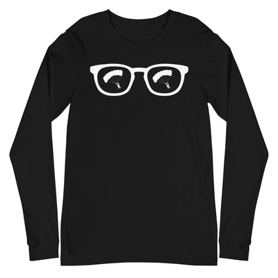 Sonnenbrille und Paragleiten - Longsleeve (Unisex) berge xxx yyy zzz Black