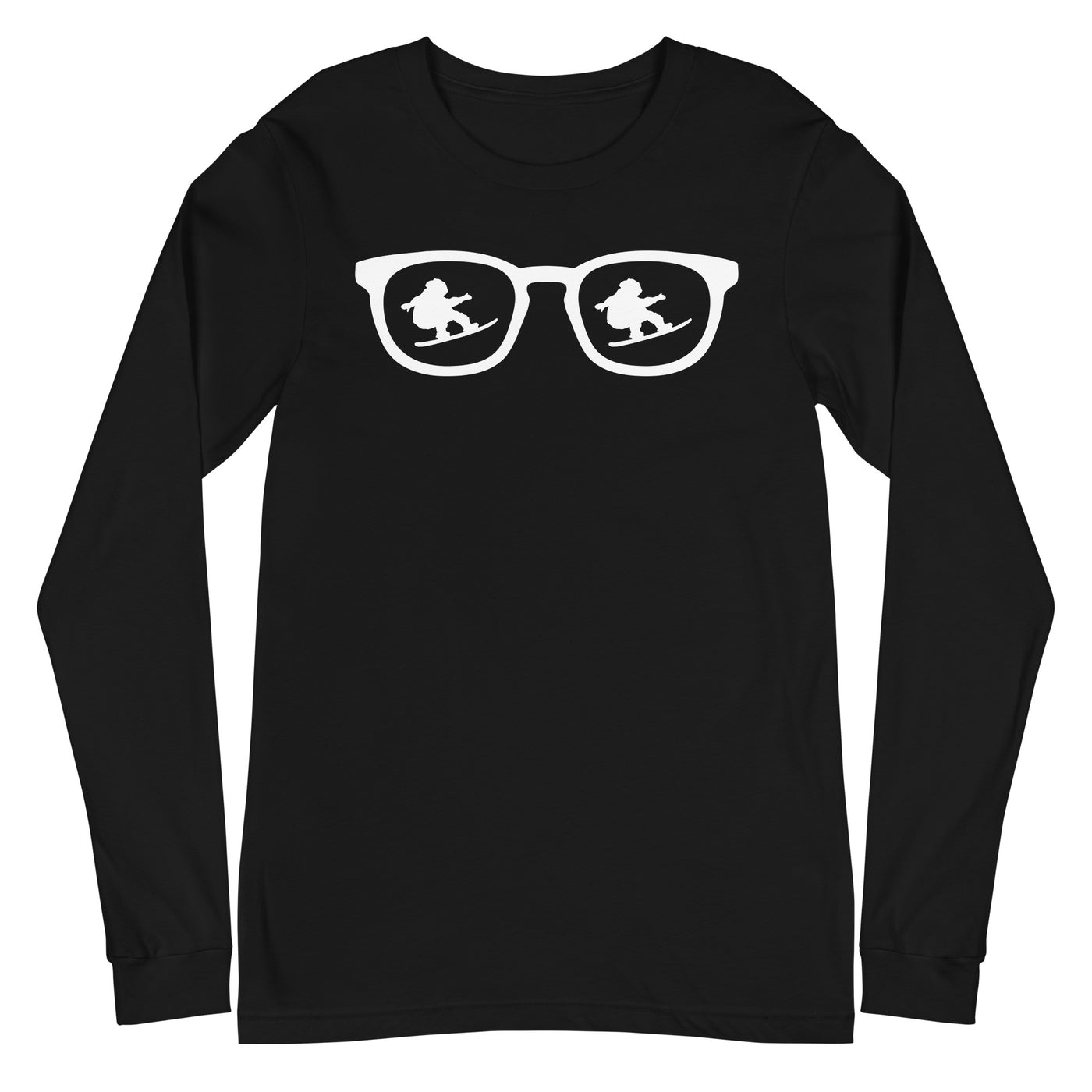 Sonnenbrille und Snowboarding - Longsleeve (Unisex) snowboarden xxx yyy zzz Black