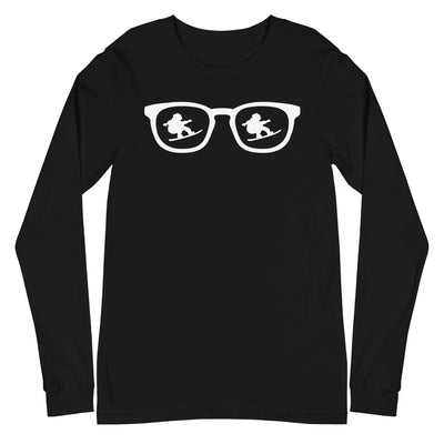 Sonnenbrille und Snowboarding - Longsleeve (Unisex) snowboarden xxx yyy zzz Black