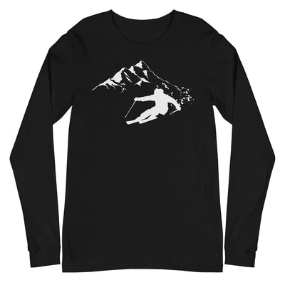 Tiefschnee Skier - Longsleeve (Unisex) klettern ski xxx yyy zzz Black