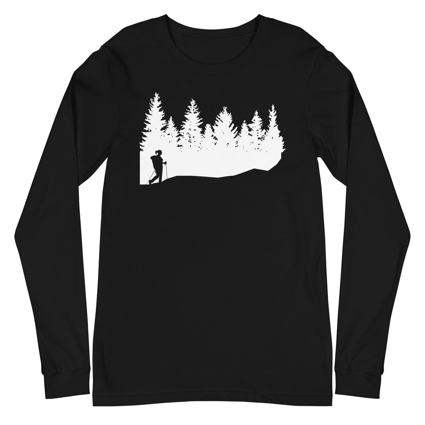 Bäume - Wandern - Longsleeve (Unisex) wandern xxx yyy zzz Black