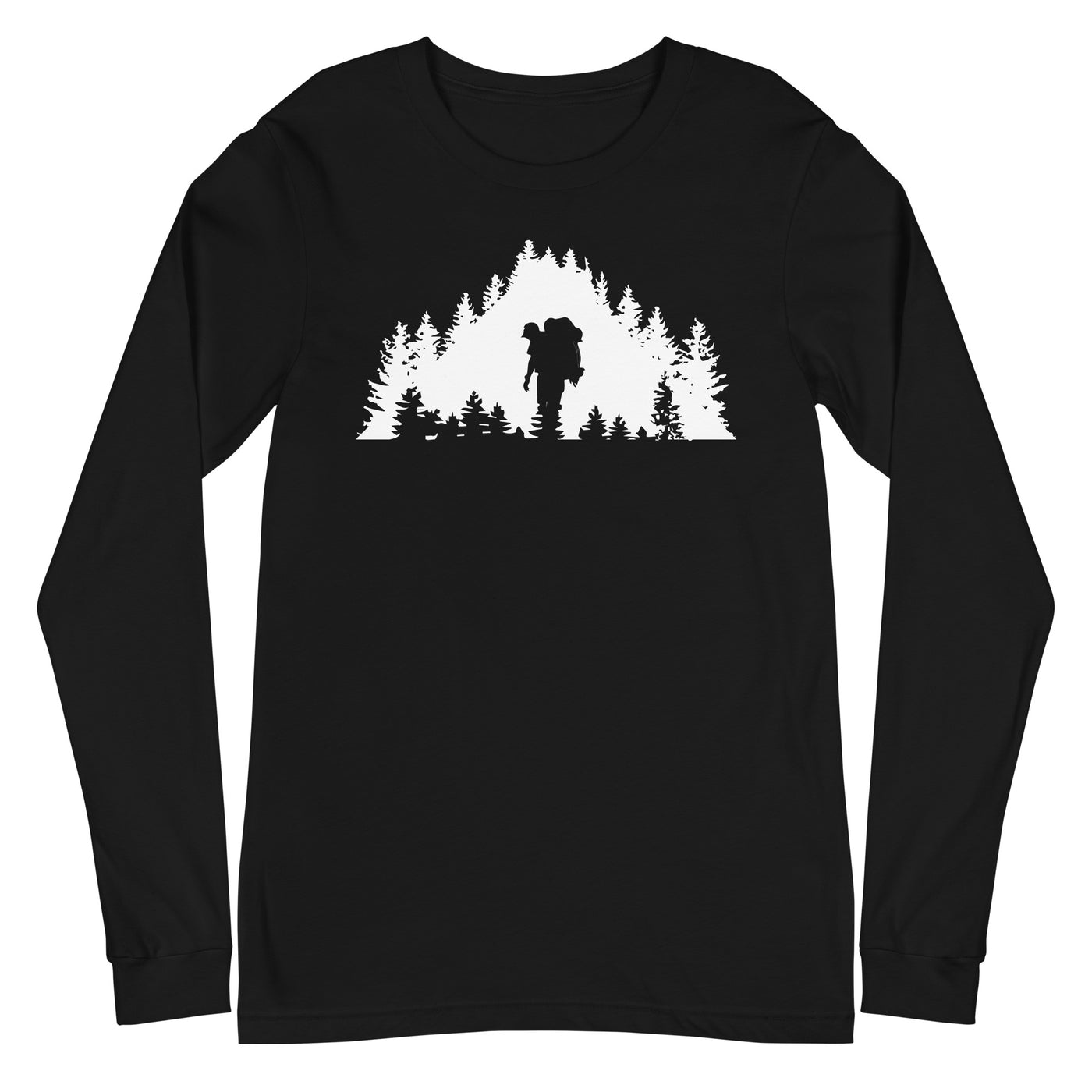 Bäume - Wandern - Longsleeve (Unisex) wandern xxx yyy zzz Black