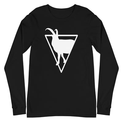 Triagnle - Goat - Longsleeve (Unisex) berge xxx yyy zzz Black