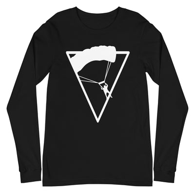 Dreieck - Paragleiten - Longsleeve (Unisex) berge xxx yyy zzz Black