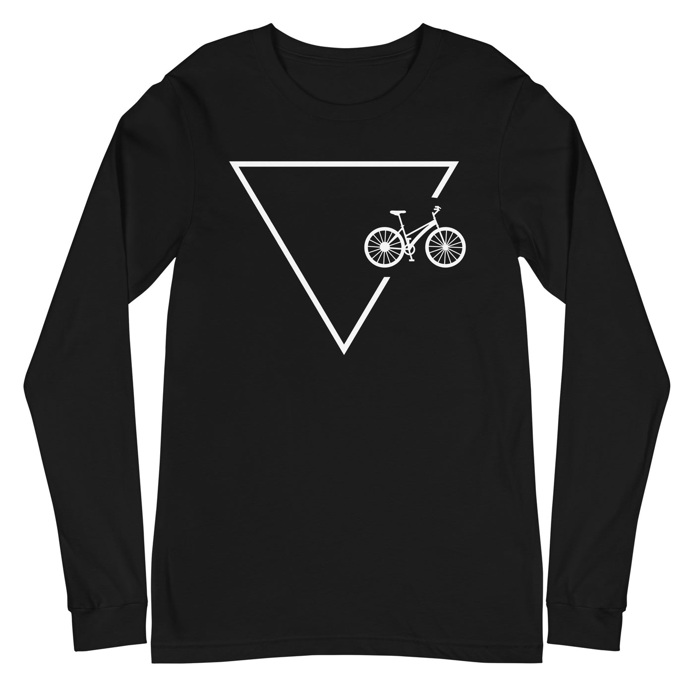 Dreieck 1 und Fahrrad - Longsleeve (Unisex) fahrrad xxx yyy zzz Black