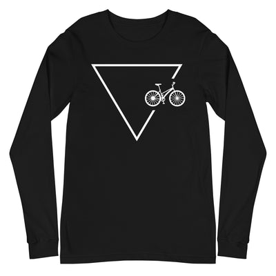 Dreieck 1 und Fahrrad - Longsleeve (Unisex) fahrrad xxx yyy zzz Black