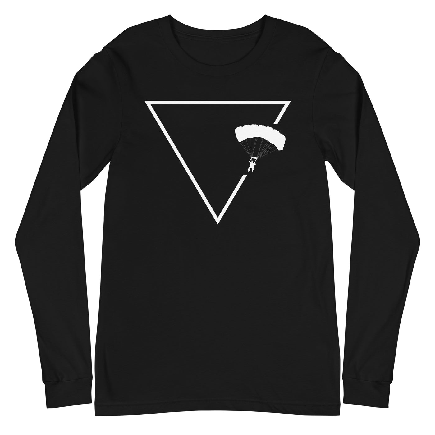 Dreieck 1 und Paragleiten - Longsleeve (Unisex) berge xxx yyy zzz Black