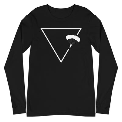 Dreieck 1 und Paragleiten - Longsleeve (Unisex) berge xxx yyy zzz Black