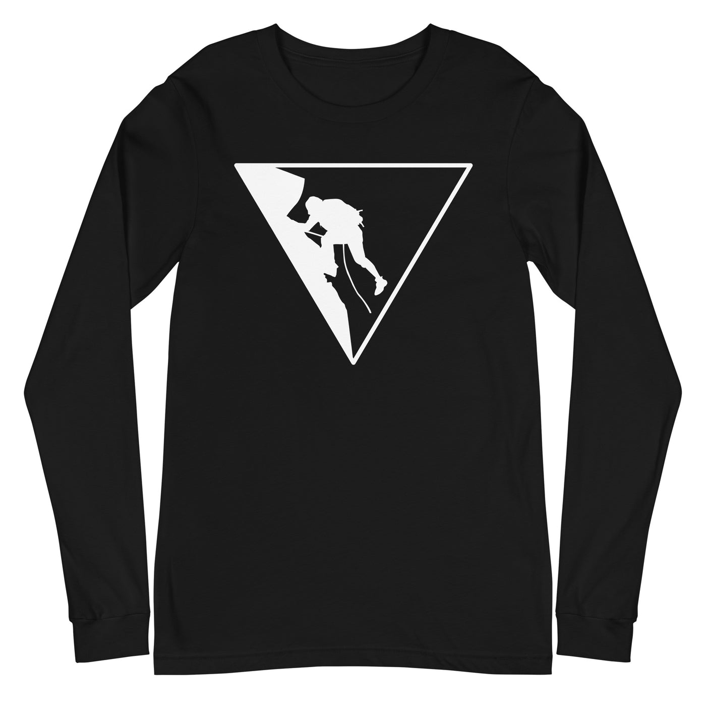 Dreieck und Klettern - Longsleeve (Unisex) klettern xxx yyy zzz Black