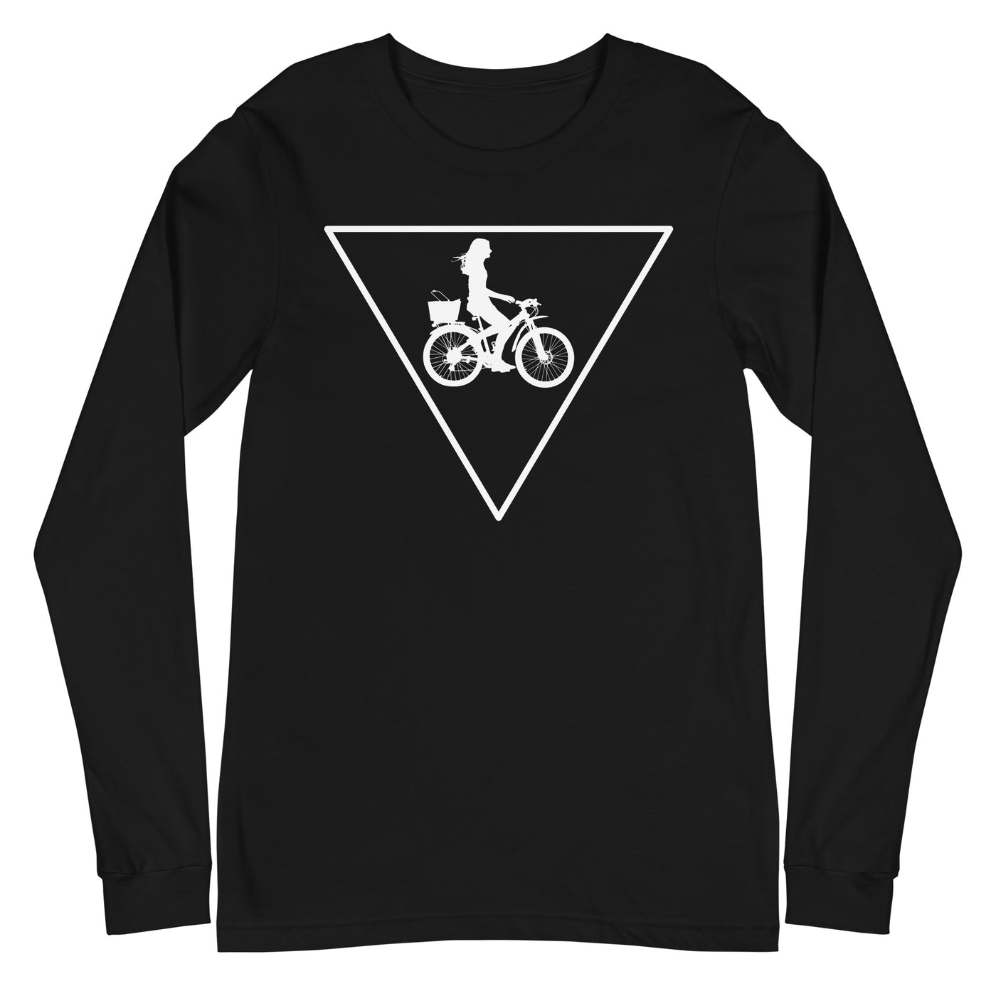 Dreieck und Radfahren - - Longsleeve (Unisex) fahrrad xxx yyy zzz Black