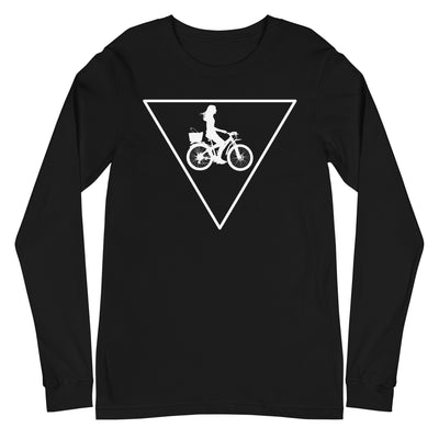 Dreieck und Radfahren - Longsleeve (Unisex) fahrrad xxx yyy zzz Black