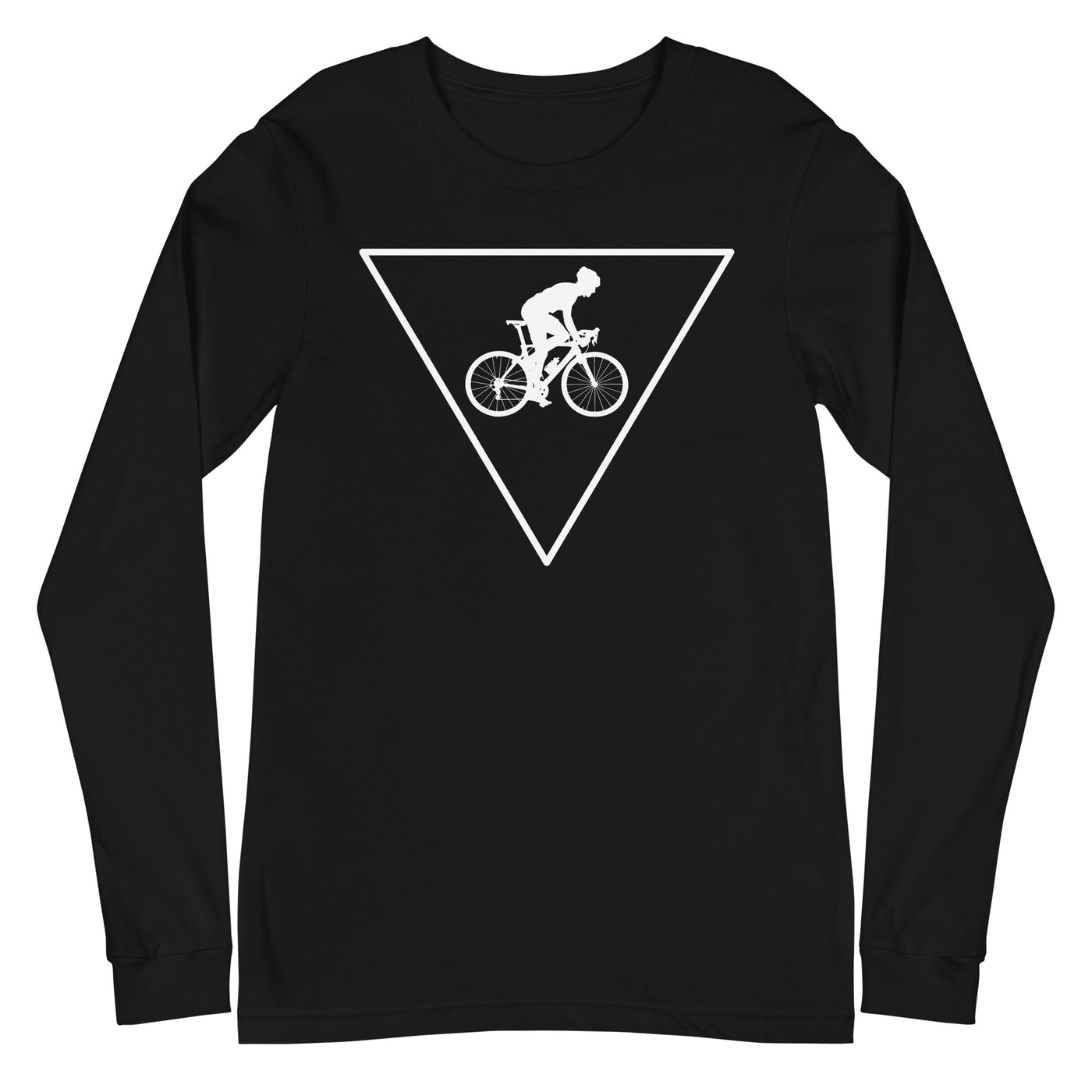 Dreieck und Radfahren - Longsleeve (Unisex) fahrrad xxx yyy zzz Black