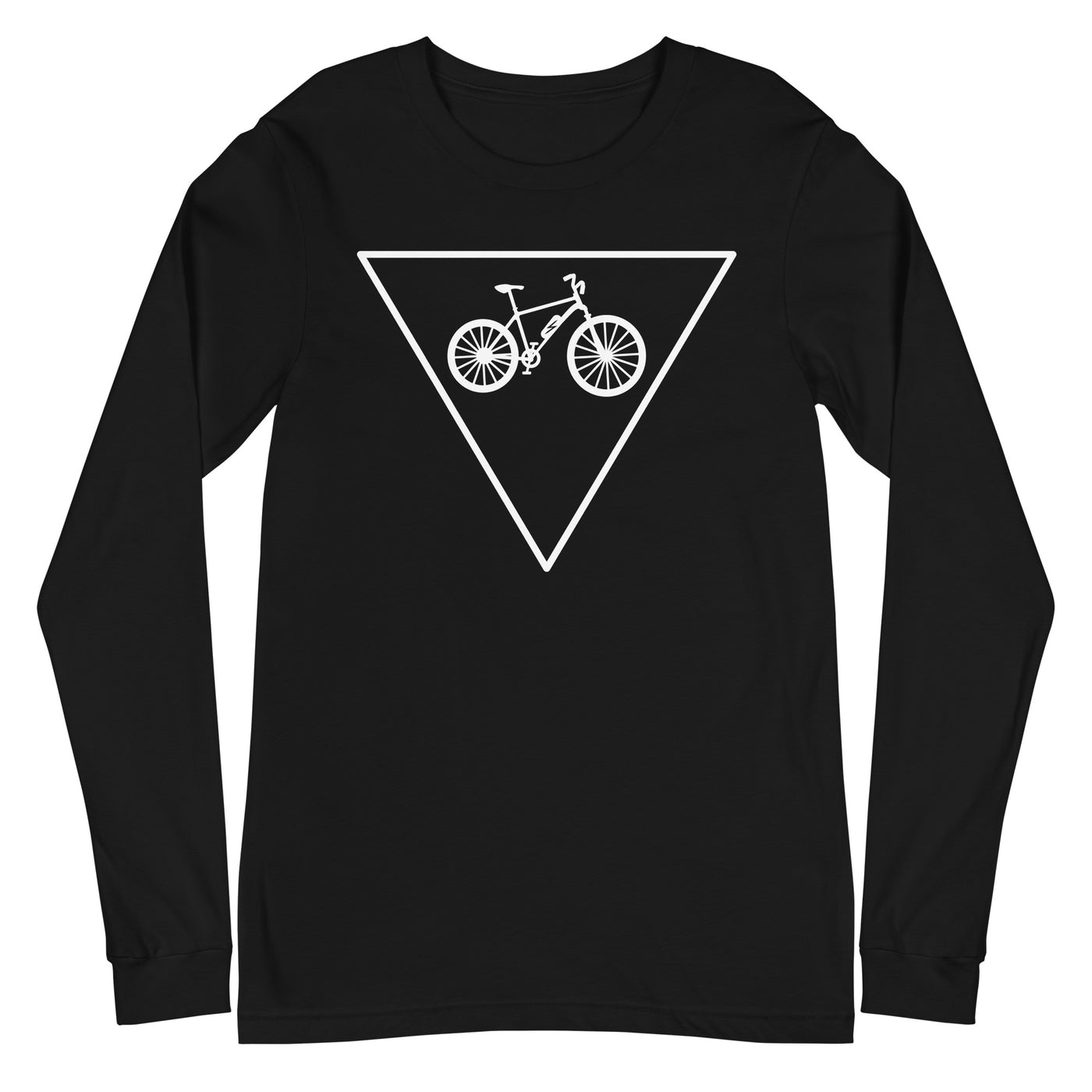 Dreieck und Ebike - Longsleeve (Unisex) e-bike xxx yyy zzz Black