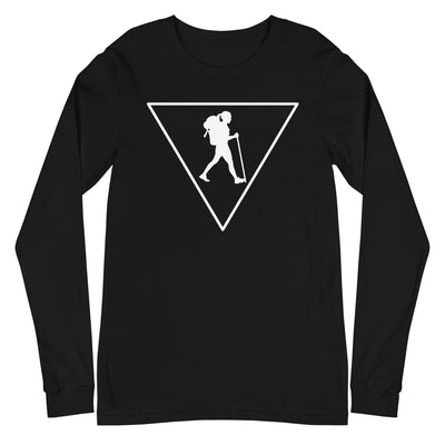 Dreieck und Wandern - (W) - Longsleeve (Unisex) wandern xxx yyy zzz Black