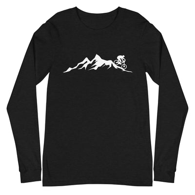 Mountain - Mountainbike - Longsleeve (Unisex) mountainbike Black Heather