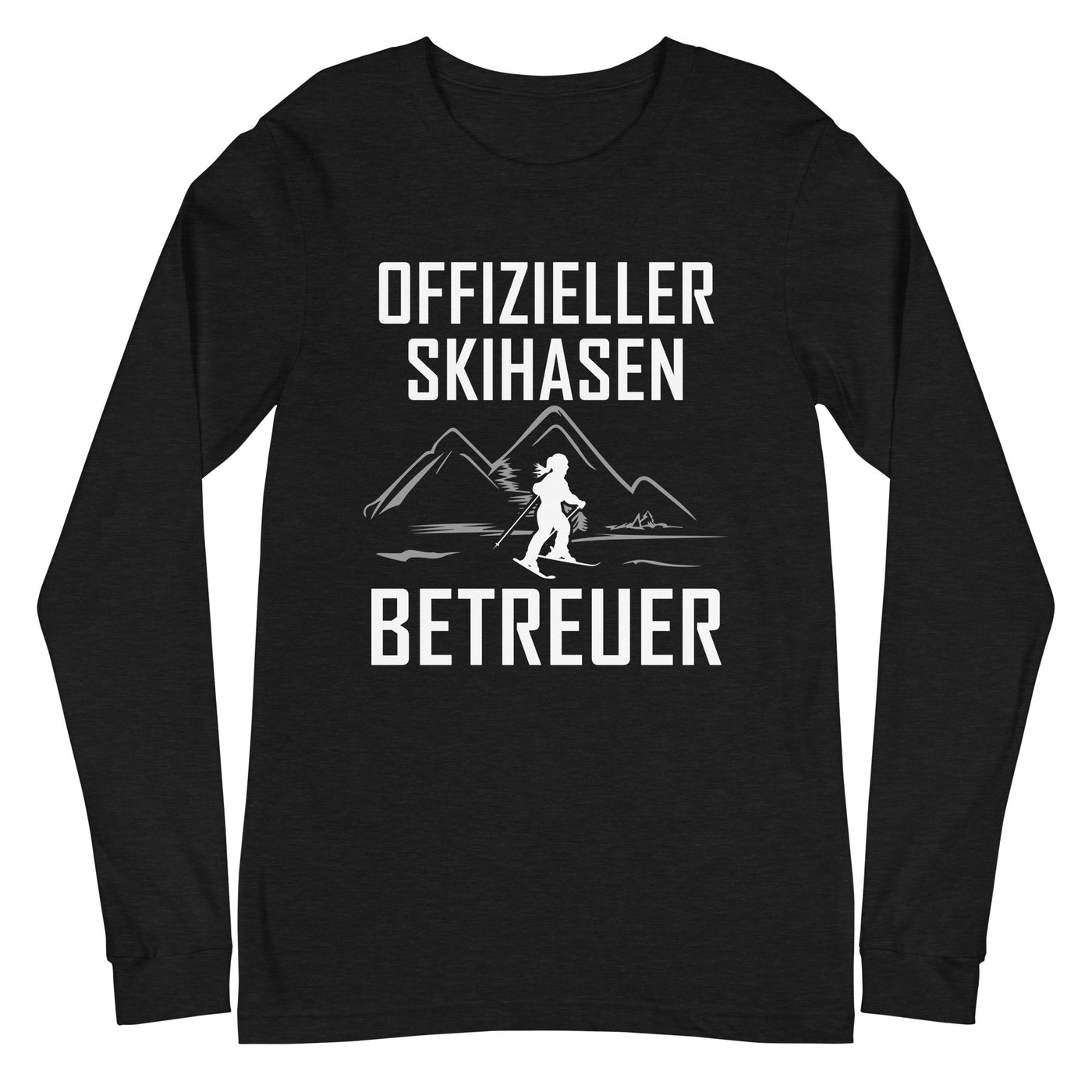Skihasen Betreuer - Longsleeve (Unisex) ski Black Heather