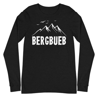 Bergbueb - Longsleeve (Unisex) berge Black Heather