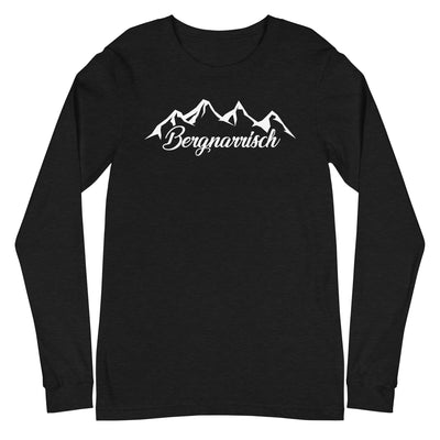 Bergnarrisch - Longsleeve (Unisex) berge Black Heather