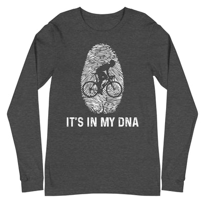 It's In My DNA 1 - Longsleeve (Unisex) fahrrad xxx yyy zzz Dark Grey Heather