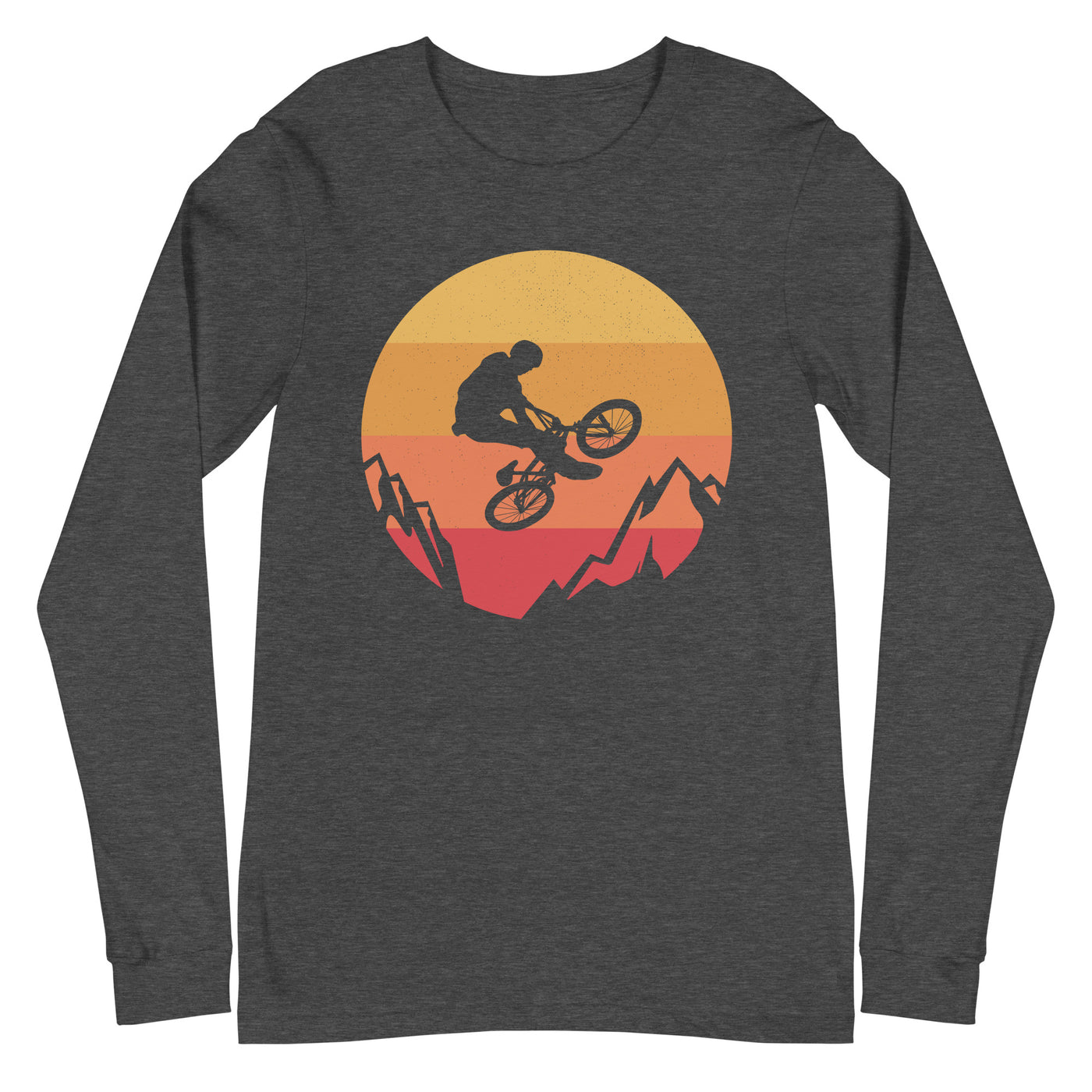 Stuntbiker - (M) - Longsleeve (Unisex) xxx yyy zzz Dark Grey Heather