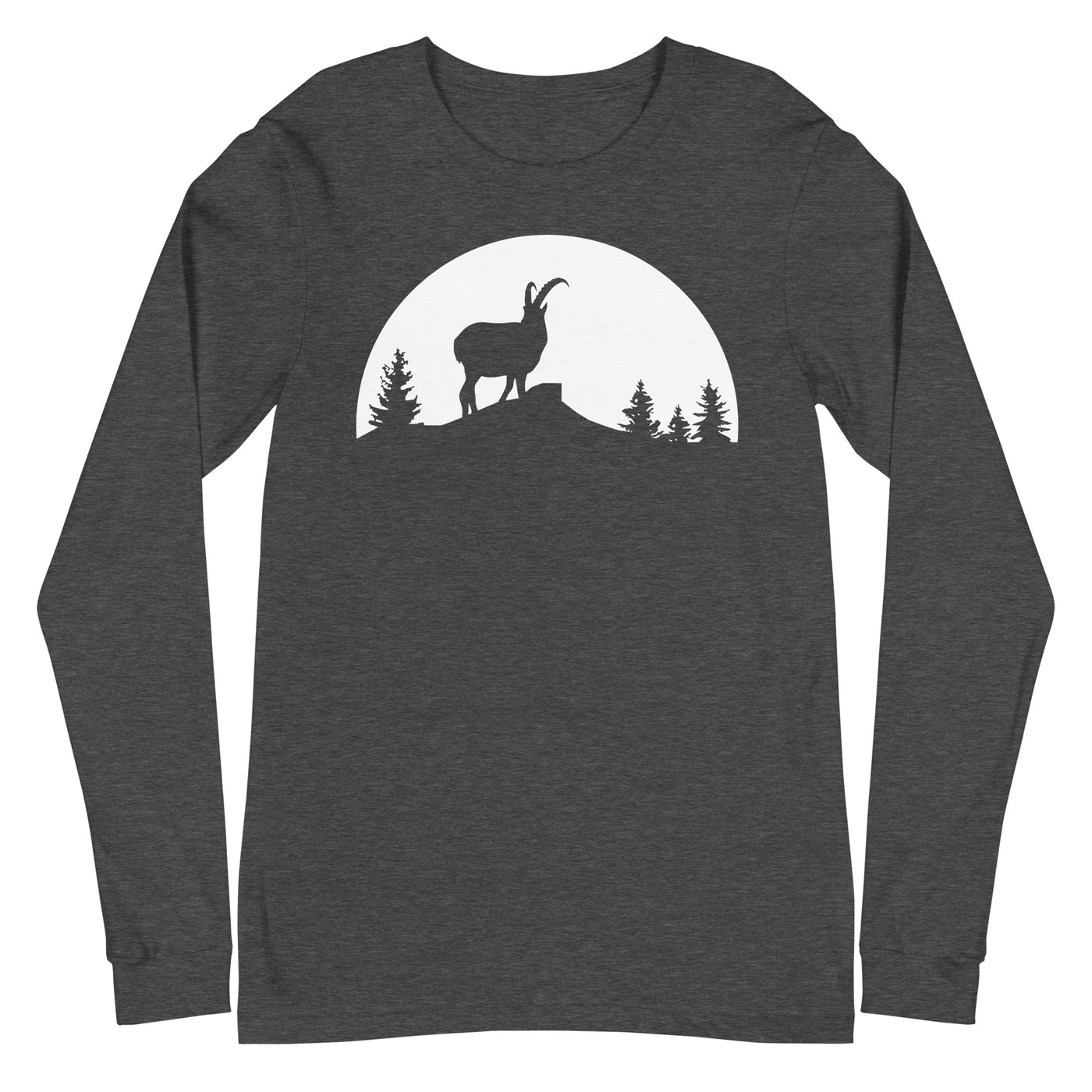 Sonne - Goat - Longsleeve (Unisex) berge xxx yyy zzz Dark Grey Heather