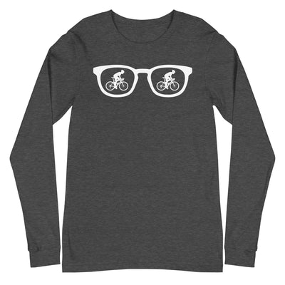 Sonnenbrille und Radfahren 1 - Longsleeve (Unisex) fahrrad xxx yyy zzz Dark Grey Heather