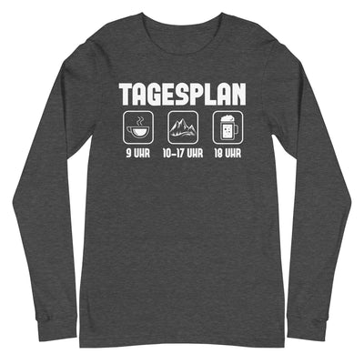 Tagesplan_-_(B) - Unisex Long Sleeve Tee | Bella + Canvas 3501