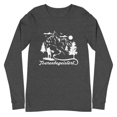 Tourenbegeistert - Longsleeve (Unisex) wandern xxx yyy zzz Dark Grey Heather