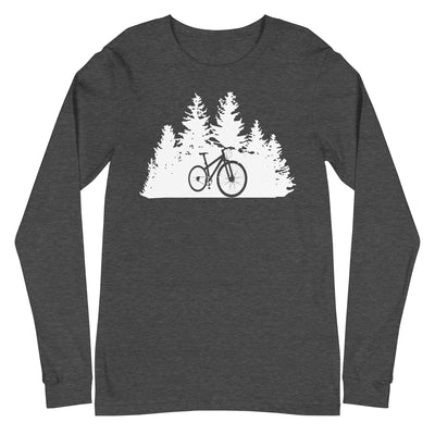 Bäume - Radfahren - Longsleeve (Unisex) fahrrad xxx yyy zzz Dark Grey Heather