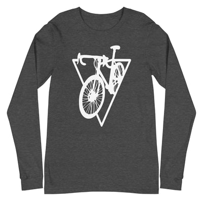 Dreieck - Radfahren - Longsleeve (Unisex) fahrrad xxx yyy zzz Dark Grey Heather