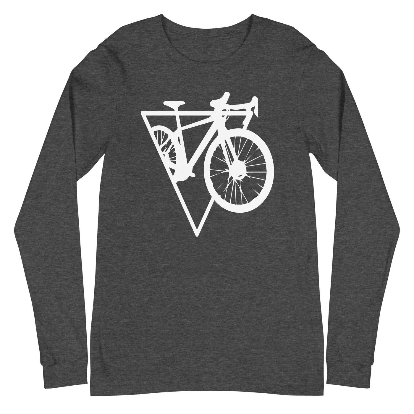 Dreieck - Radfahren - Longsleeve (Unisex) fahrrad xxx yyy zzz Dark Grey Heather