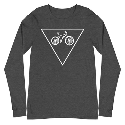 Dreieck und Ebike - (E) - Longsleeve (Unisex) e-bike xxx yyy zzz Dark Grey Heather