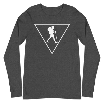 Dreieck und Wandern - (W) - Longsleeve (Unisex) wandern xxx yyy zzz Dark Grey Heather