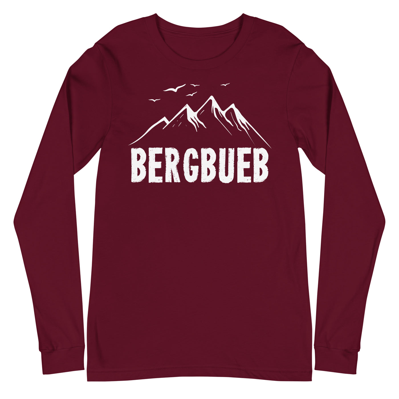 Bergbueb - Longsleeve (Unisex) berge Maroon