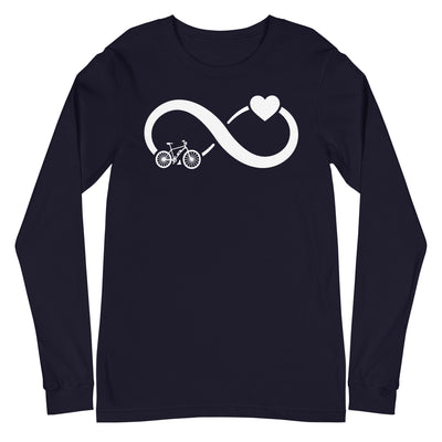 Infinity Heart and E-Bike - Longsleeve (Unisex) e-bike xxx yyy zzz Navy