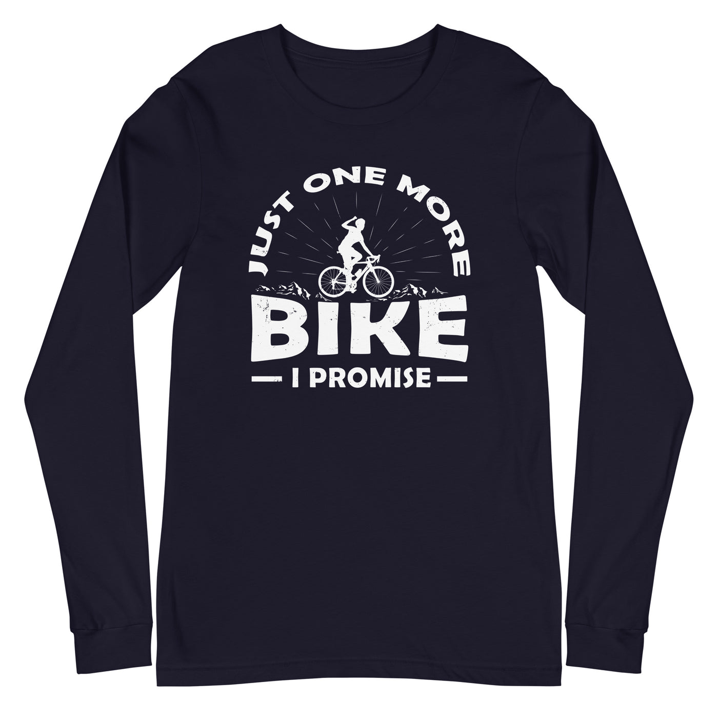 Just one more bike, i promise - Longsleeve (Unisex) fahrrad xxx yyy zzz Navy