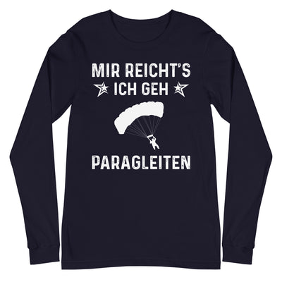 Mir Reicht's Ich Gen Paragleiten - Longsleeve (Unisex) berge xxx yyy zzz Navy