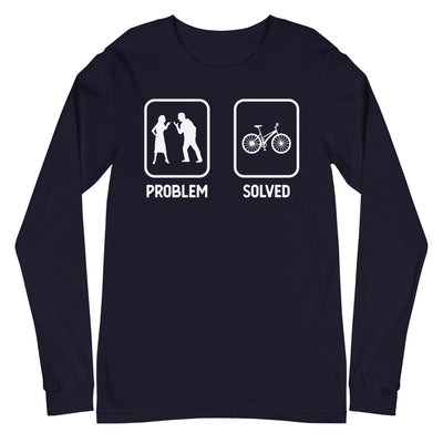 Problem Solved - Radfahren - Longsleeve (Unisex) fahrrad xxx yyy zzz Navy