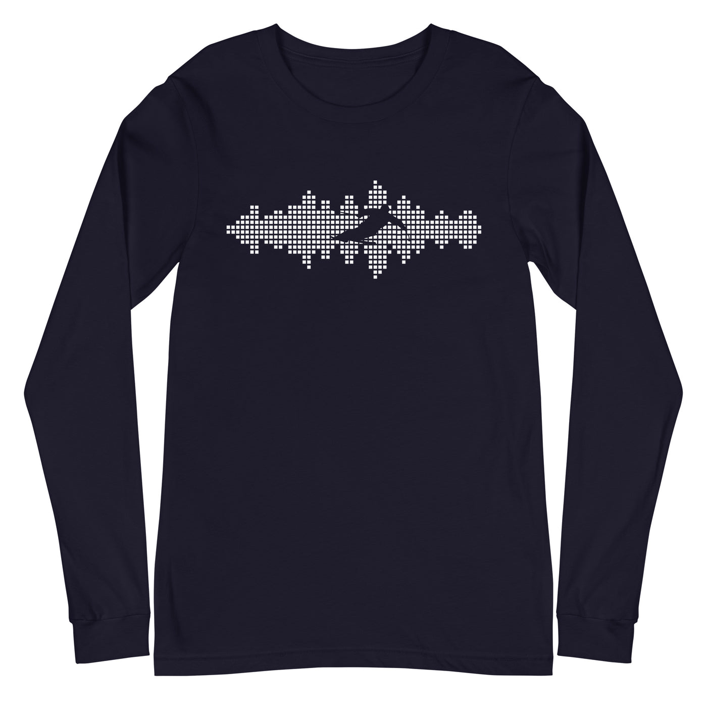 Schallwellen - Skifahren - Longsleeve (Unisex) klettern ski xxx yyy zzz Navy