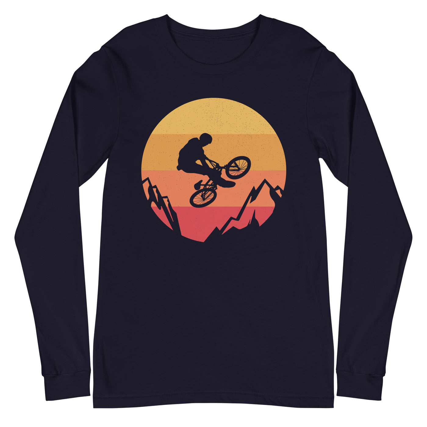 Stuntbiker_-_(M) - Longsleeve (Unisex) xxx yyy zzz Navy