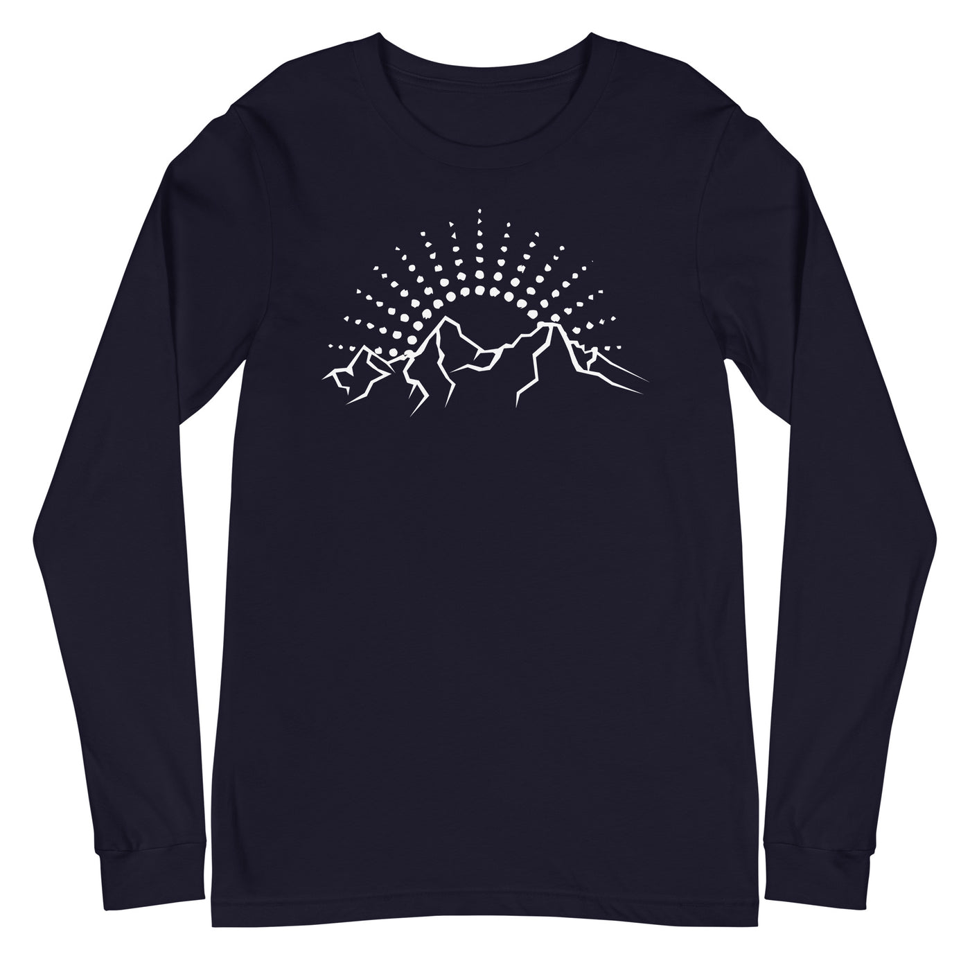 Sonne - Berge - Longsleeve (Unisex) berge xxx yyy zzz Navy