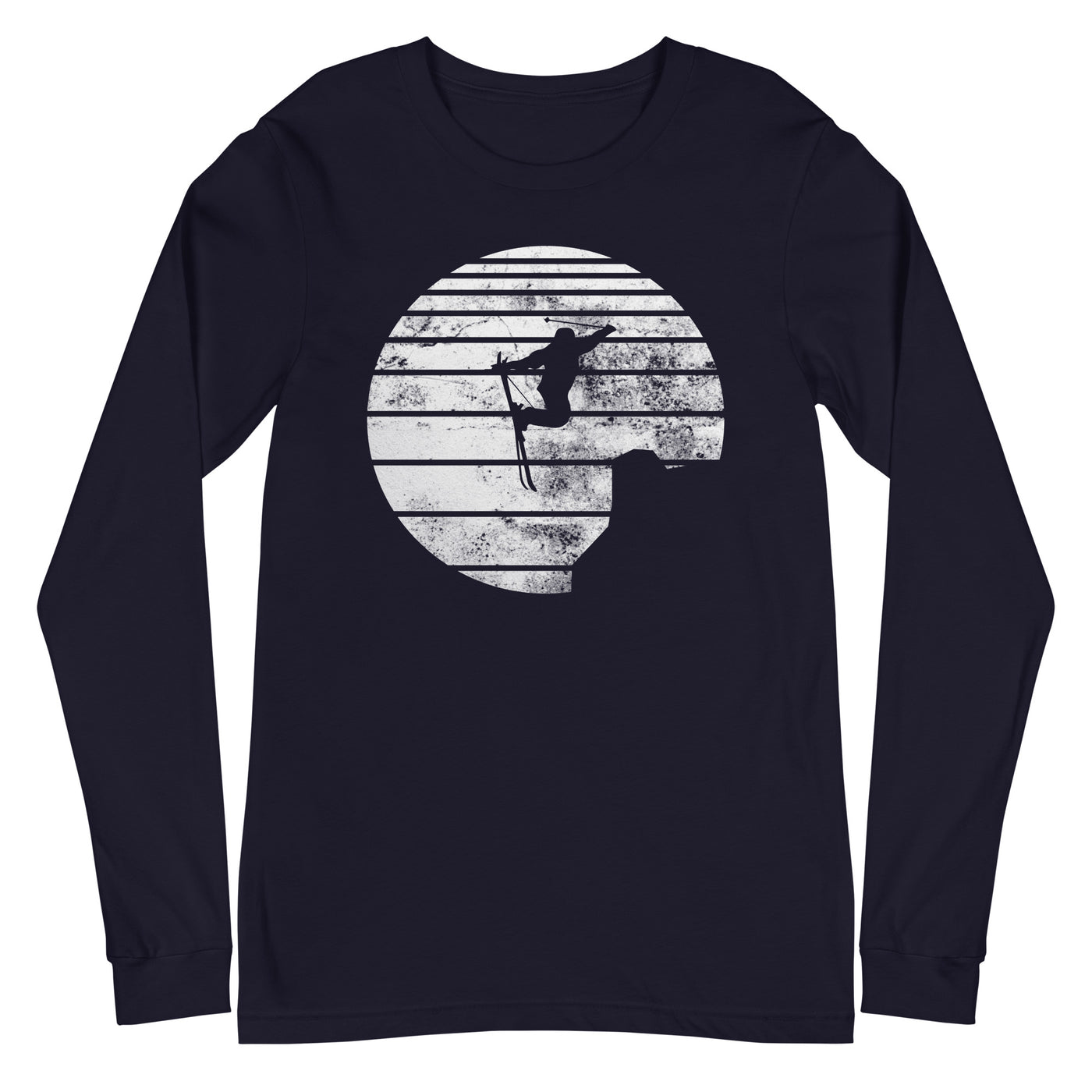 Sonne - Skifahren - Longsleeve (Unisex) klettern ski xxx yyy zzz Navy