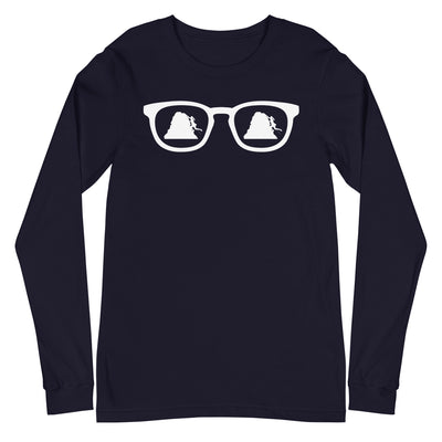 Sonnenbrille und Klettern 1 - Longsleeve (Unisex) klettern xxx yyy zzz Navy