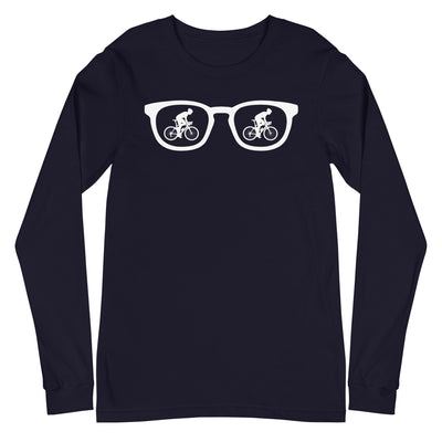 Sonnenbrille und Radfahren 1 - Longsleeve (Unisex) fahrrad xxx yyy zzz Navy