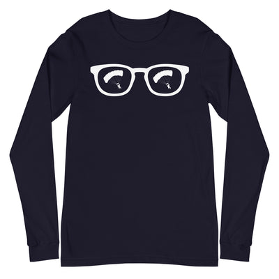 Sonnenbrille und Paragleiten - Longsleeve (Unisex) berge xxx yyy zzz Navy